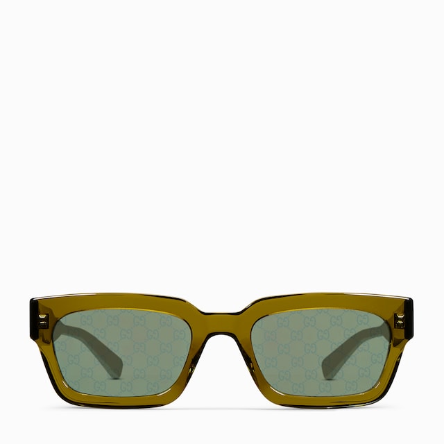 长方形镜框太阳眼镜