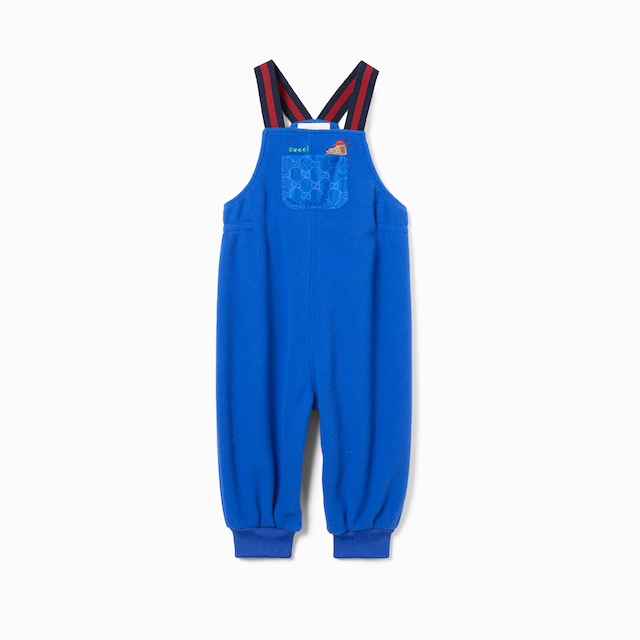 Baby fleece dungaree