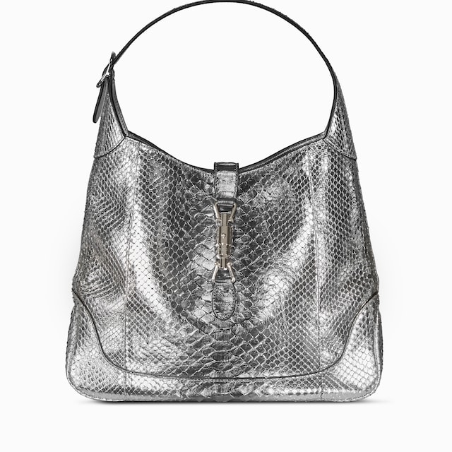 Gucci Jackie Giorno python large shoulder bag