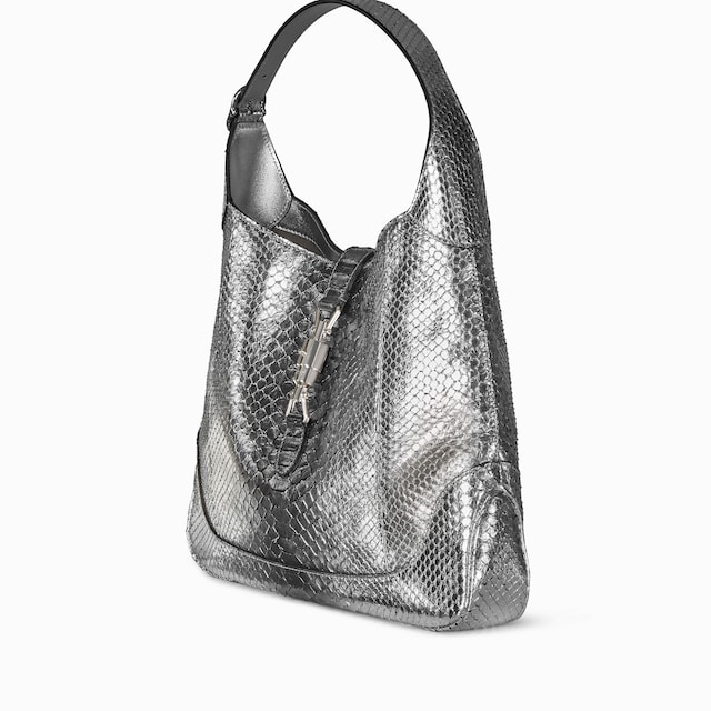 Gucci Jackie Giorno python large shoulder bag