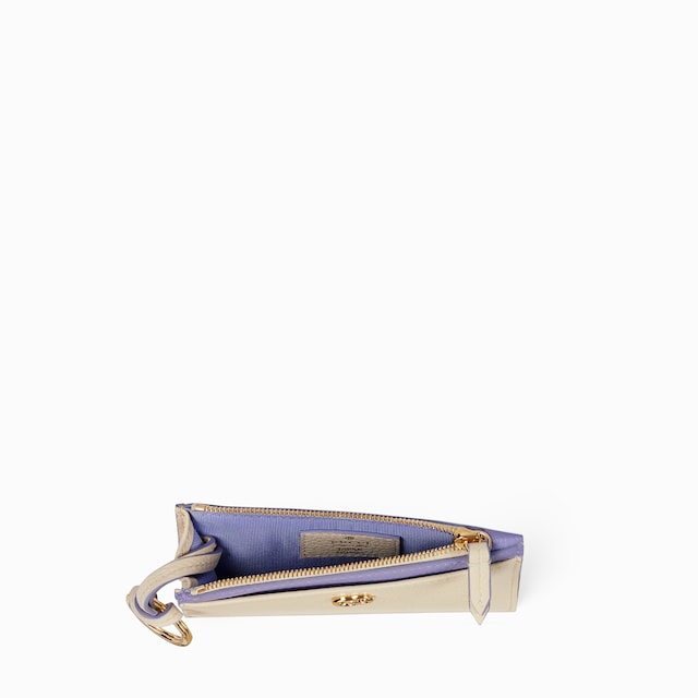 Bi-color GG Marmont zip key pouch