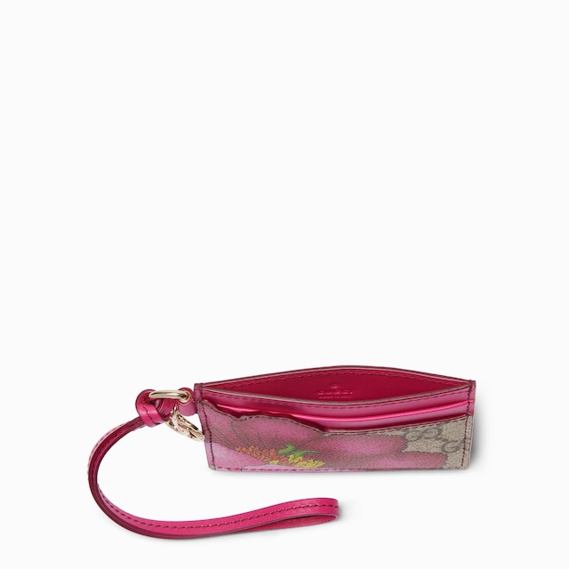 Floral card case with Double G