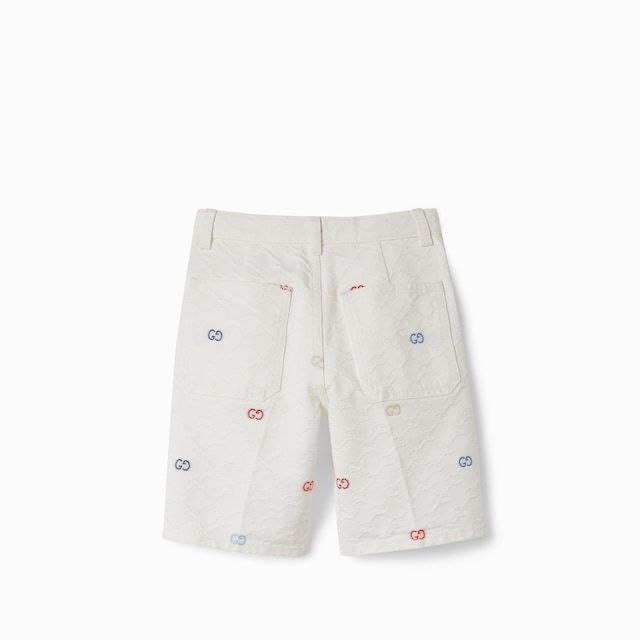 Children's GG cotton shorts