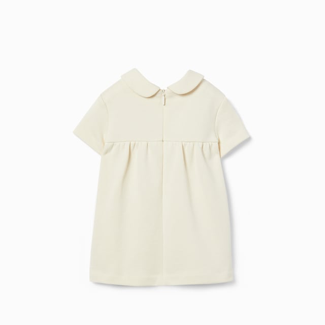 Baby cotton dress with Horsebit