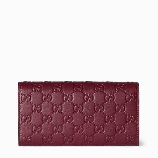 GG Emblem continental wallet