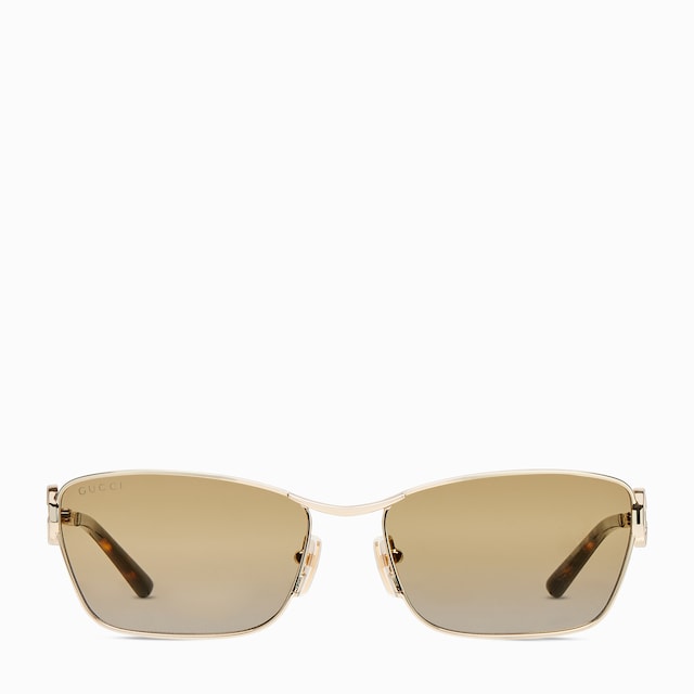 Rectangular frame sunglasses