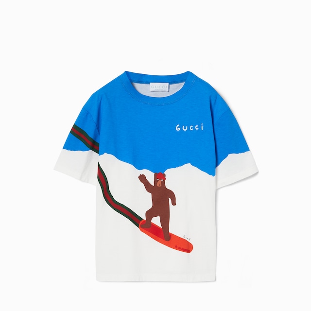 T-shirt pour enfant en coton avec imprimé