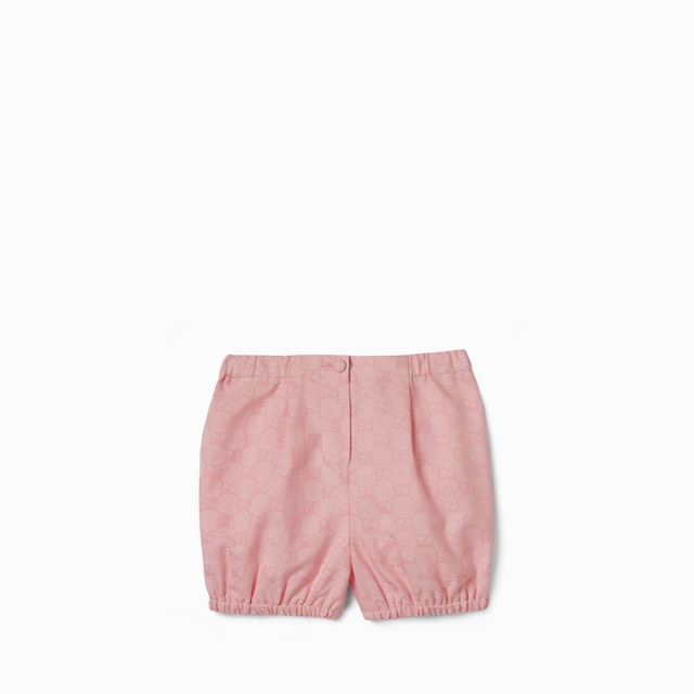 Short de jacquard de algodón con GG para bebé