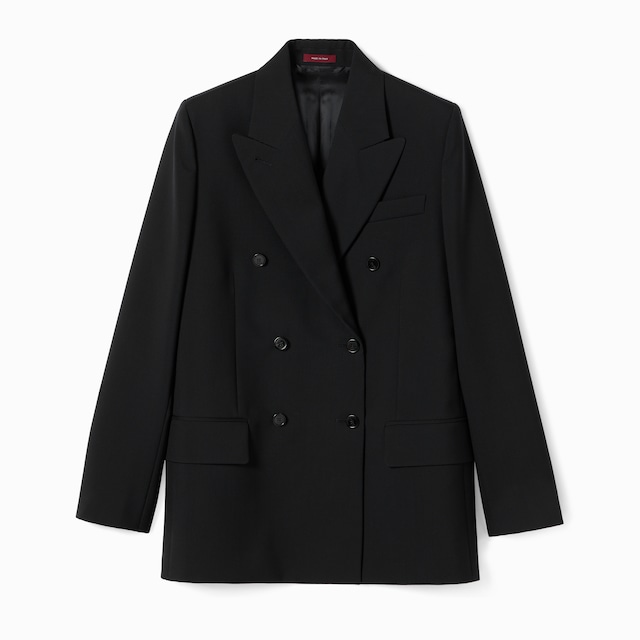 Veste en laine à double boutonnage