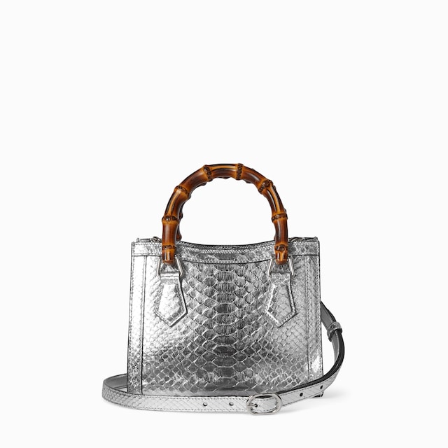 Gucci Diana python small tote bag