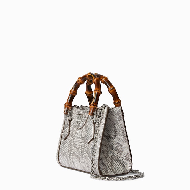 Cabas Gucci Diana petit format en cuir python