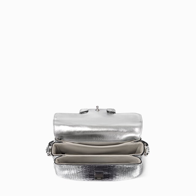 Gucci Horsebit 1955 Aura python mini shoulder bag - image 4