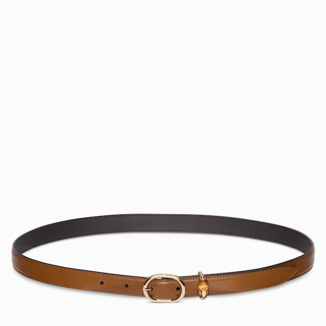 Cintura sottile con fibbia ovale