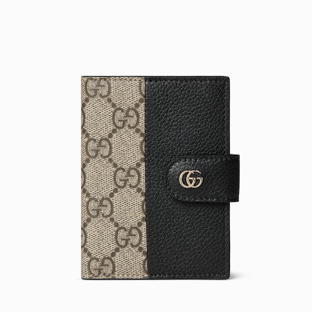 Porte-cartes bicolore GG Marmont