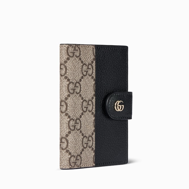 Porte-cartes bicolore GG Marmont