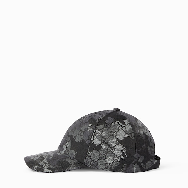GG marbled canvas baseball hat
