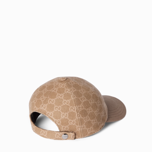 GG knit fabric baseball hat