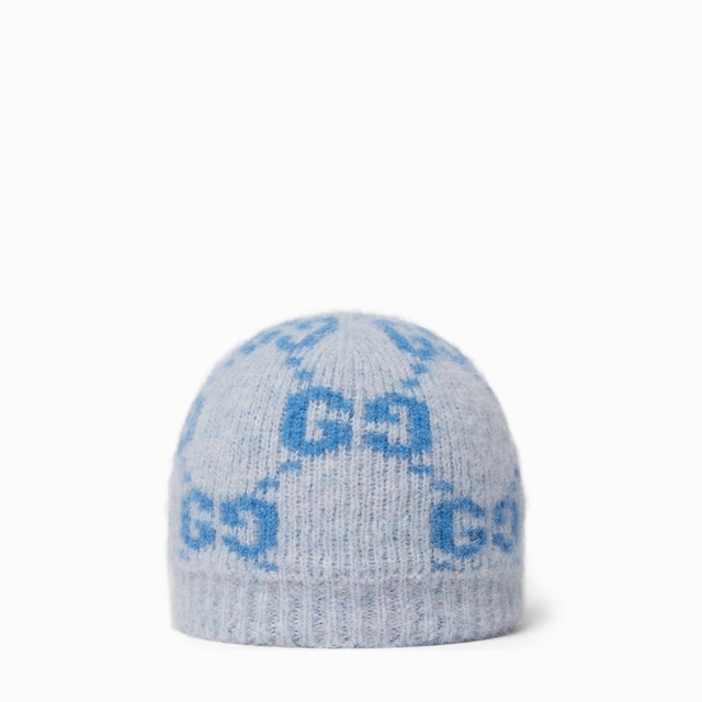 Bonnet en mélange d’alpaga GG