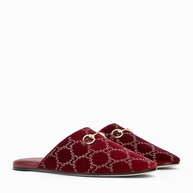 Women's GG crystal mule with Horsebit