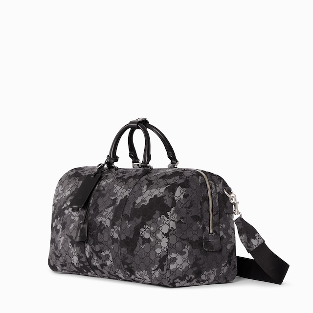 GG canvas large duffle bag