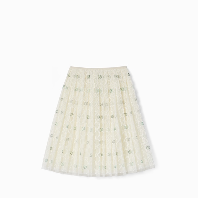 Kinderrock aus Tüll mit GG Stickerei