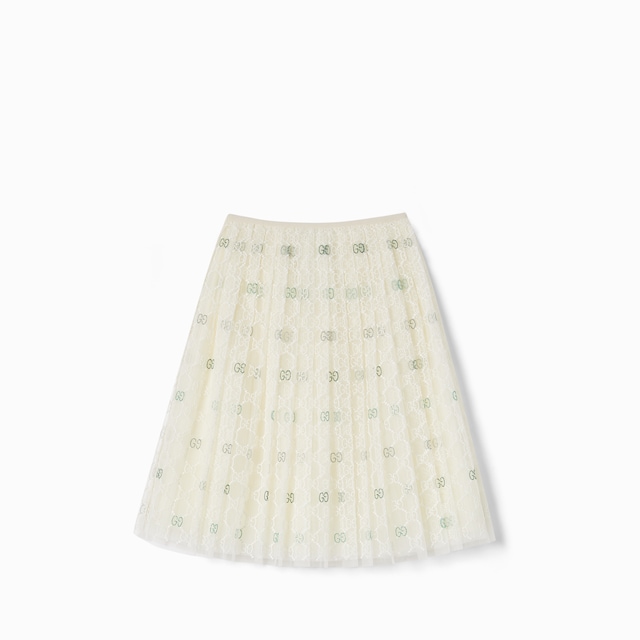 Kinderrock aus Tüll mit GG Stickerei