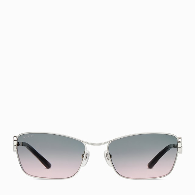 Rectangular frame sunglasses