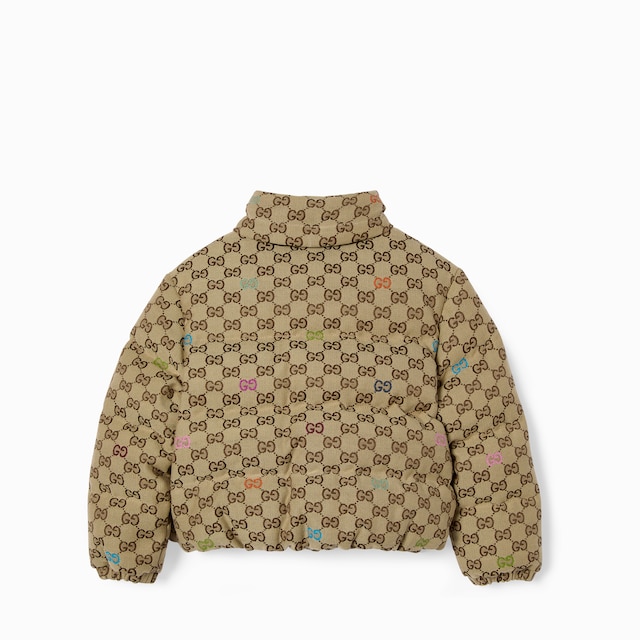 Kinderjacke aus wattiertem GG Canvas