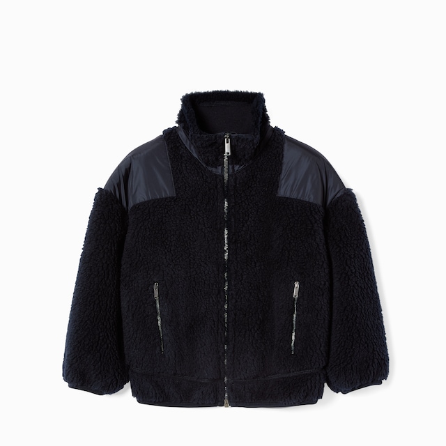 Children's GG fuzzy fabric jacket