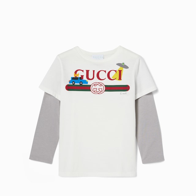 T-shirt pour enfant en coton avec imprimé