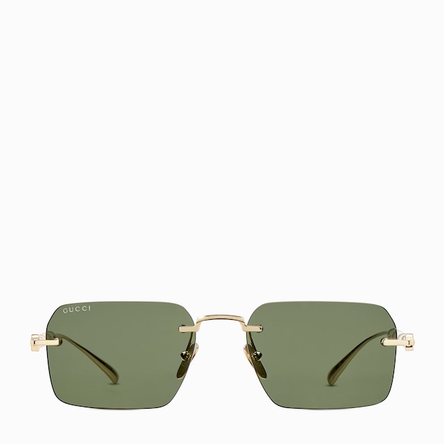 Lunettes de soleil rectangulaires sans monture