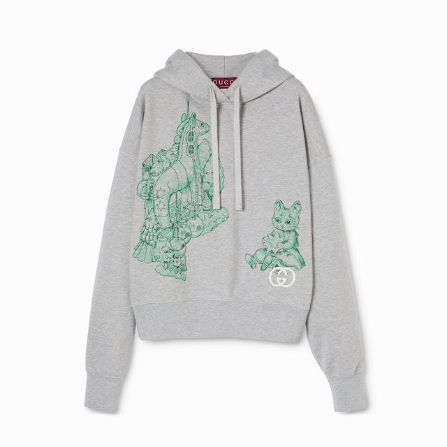 日本限定 ヒグチユウコ コットンジャージー スウェットシャツ