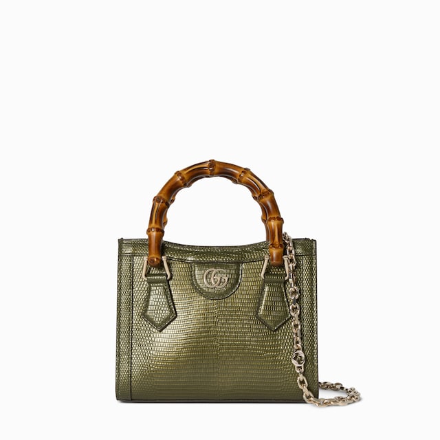Kleiner Gucci Diana Shopper aus Eidechsenleder