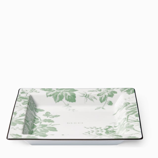 Portaoggetti con stampa Herbarium misura grande