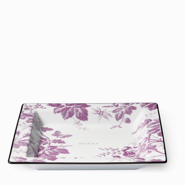 Portaoggetti con stampa Herbarium misura grande