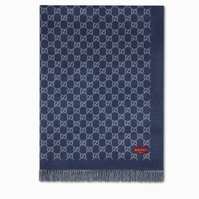 双面GG羊毛山羊绒混纺盖毯