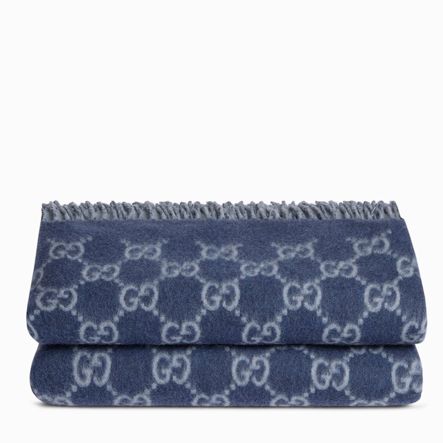 双面GG羊毛山羊绒混纺盖毯