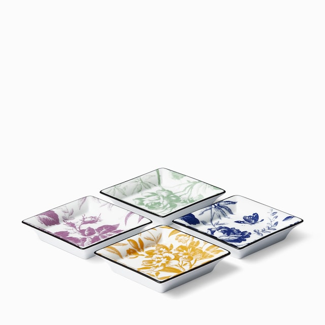 Set di portaoggetti con stampa Herbarium