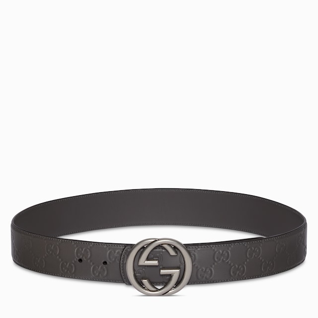 Reversible belt with Interlocking G buckle