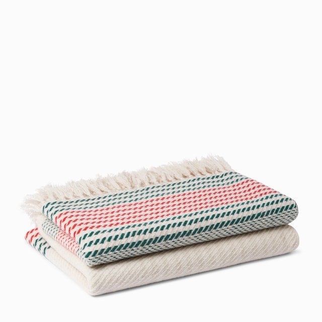 Cashmere jacquard blanket with Web 