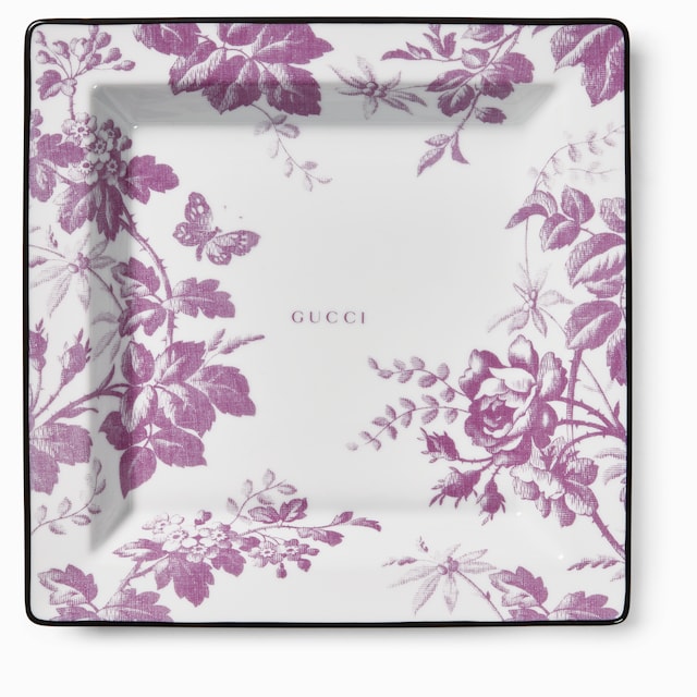 Portaoggetti con stampa Herbarium misura grande