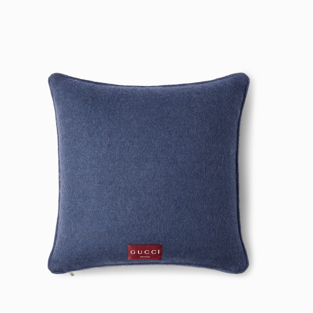 وسادة من جاكارد الصوف والكشمير بنقش GG