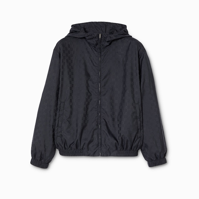 GG nylon zip jacket