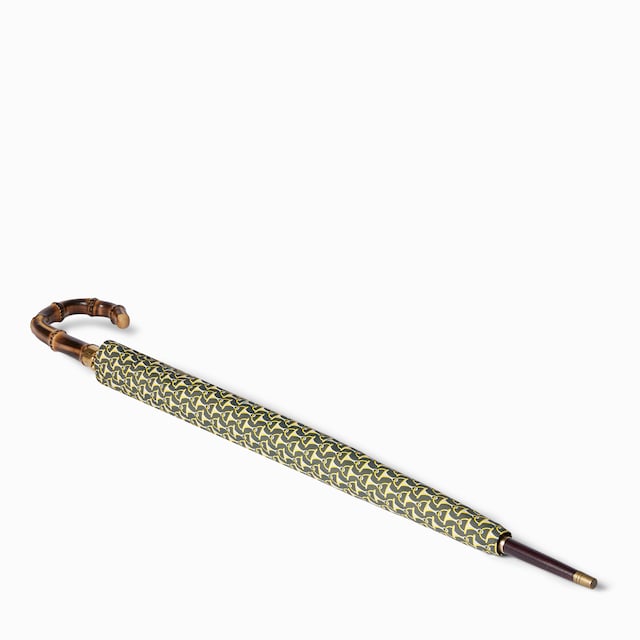 Horsebit print nylon umbrella