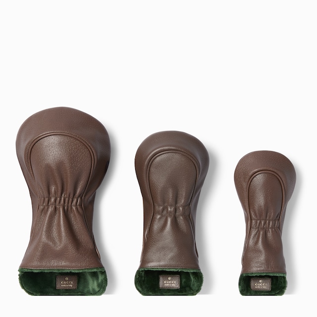 Custodia per mazze da golf con motivo GG, set da tre