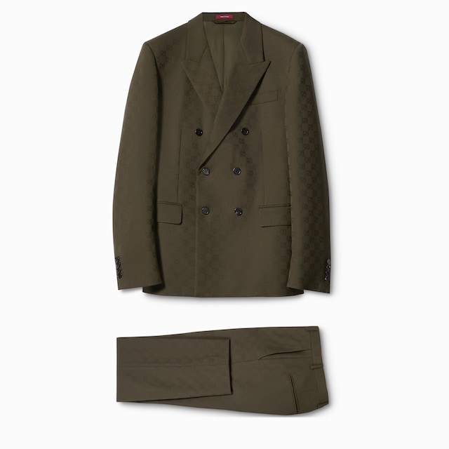GG wool jacquard suit