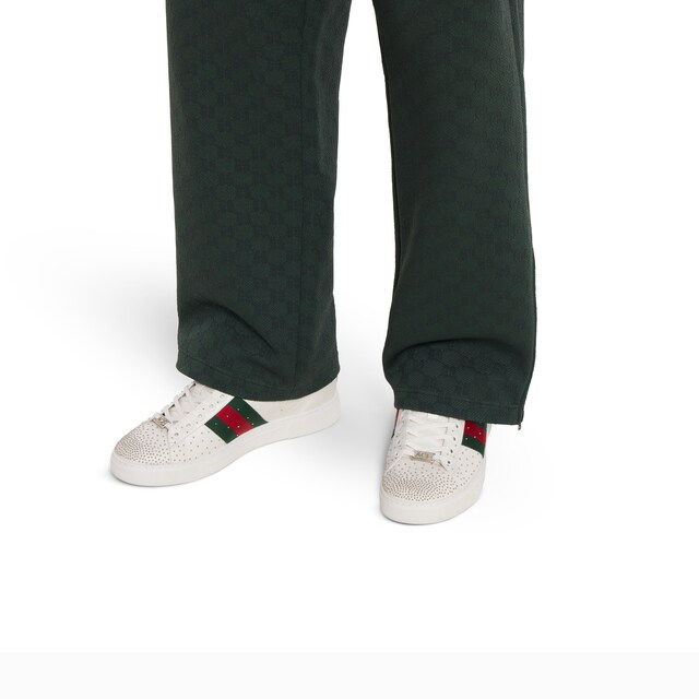 Men's Gucci Ace studded sneaker with Web