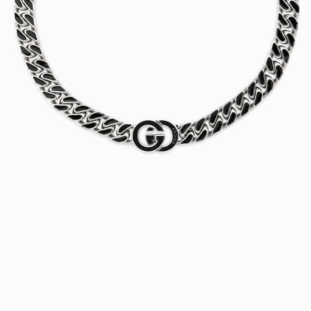 Gucci Interlocking flat chain necklace