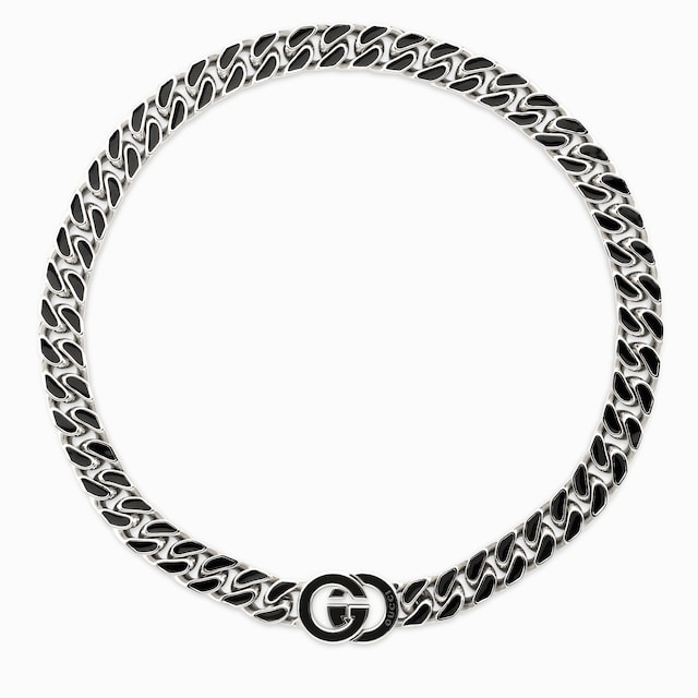 Gucci Interlocking flat chain necklace