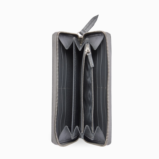 GG ジップアラウンドウォレット グレー インテリア